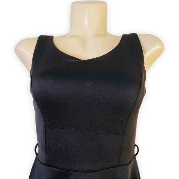 Fit and Flare Black Dress Size S - Picture 7 of 9